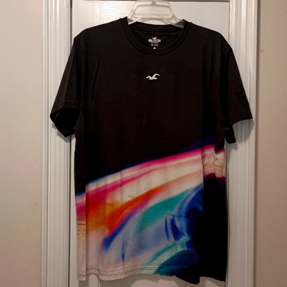 Hollister men's faded style abstract print XL shirt